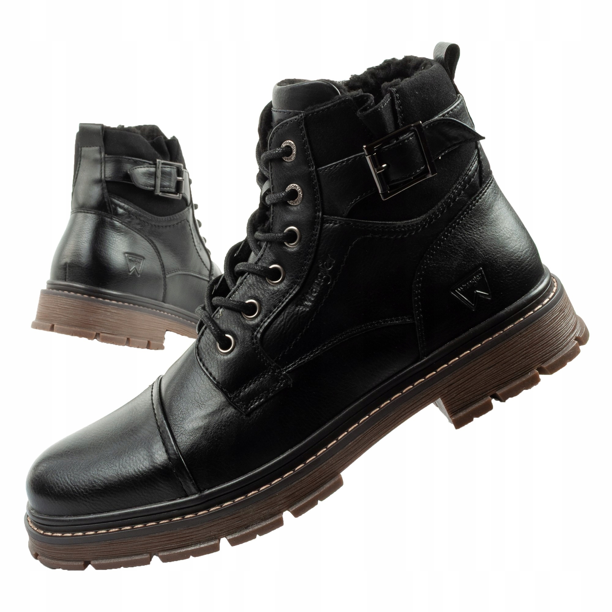 Pánské kotníkové boty Wrangler Ryland vel. 46, elegantní zateplené