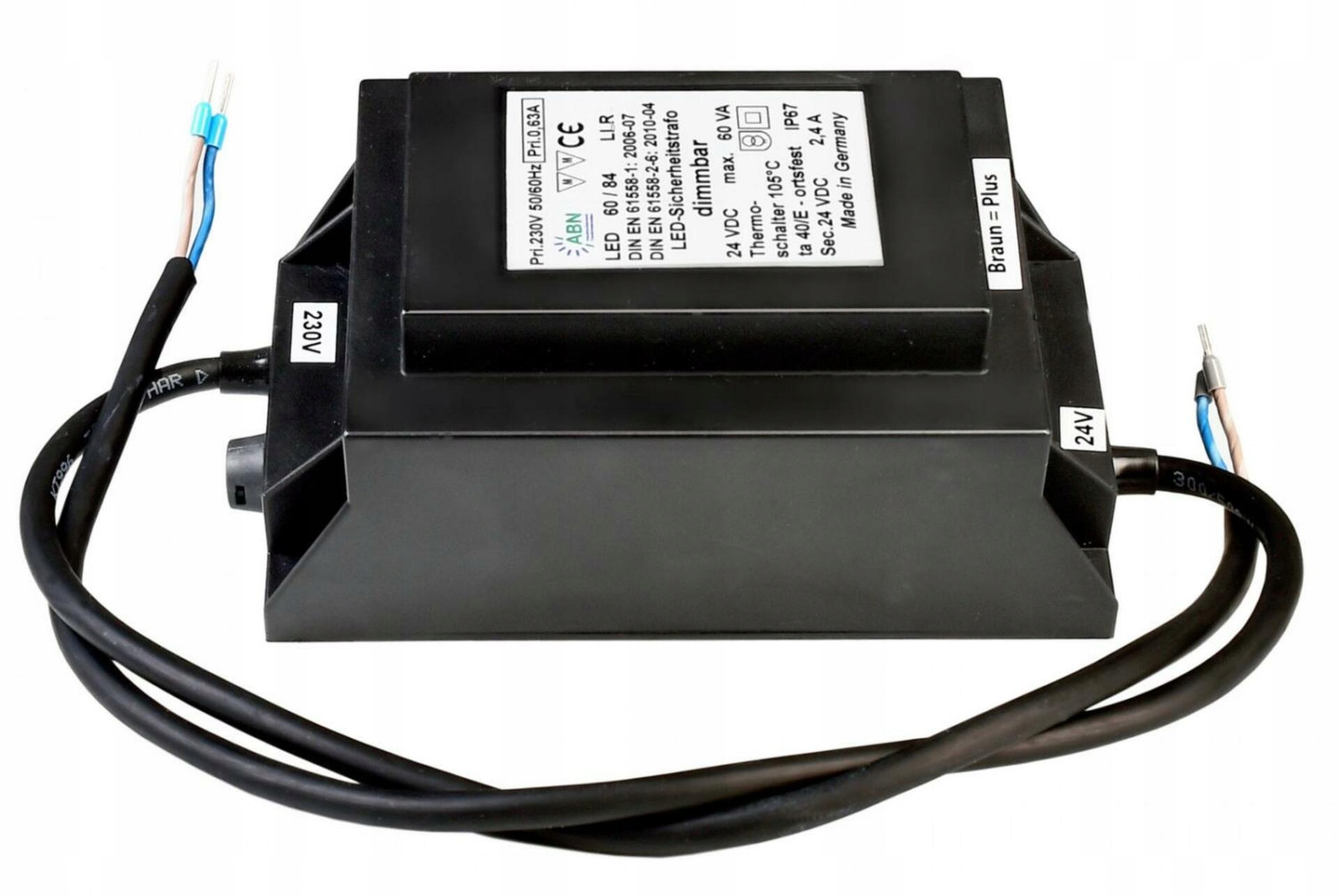 Light Impressions Abn napájení Led bezpečnostní trafo 60VA/24V DC konstantn