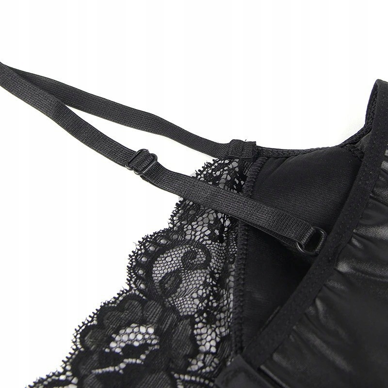 KOSZULA NOCNA PLUS SIZE DELIKATNA SEXI PIĘKNA 5XL Rękaw inny rękaw