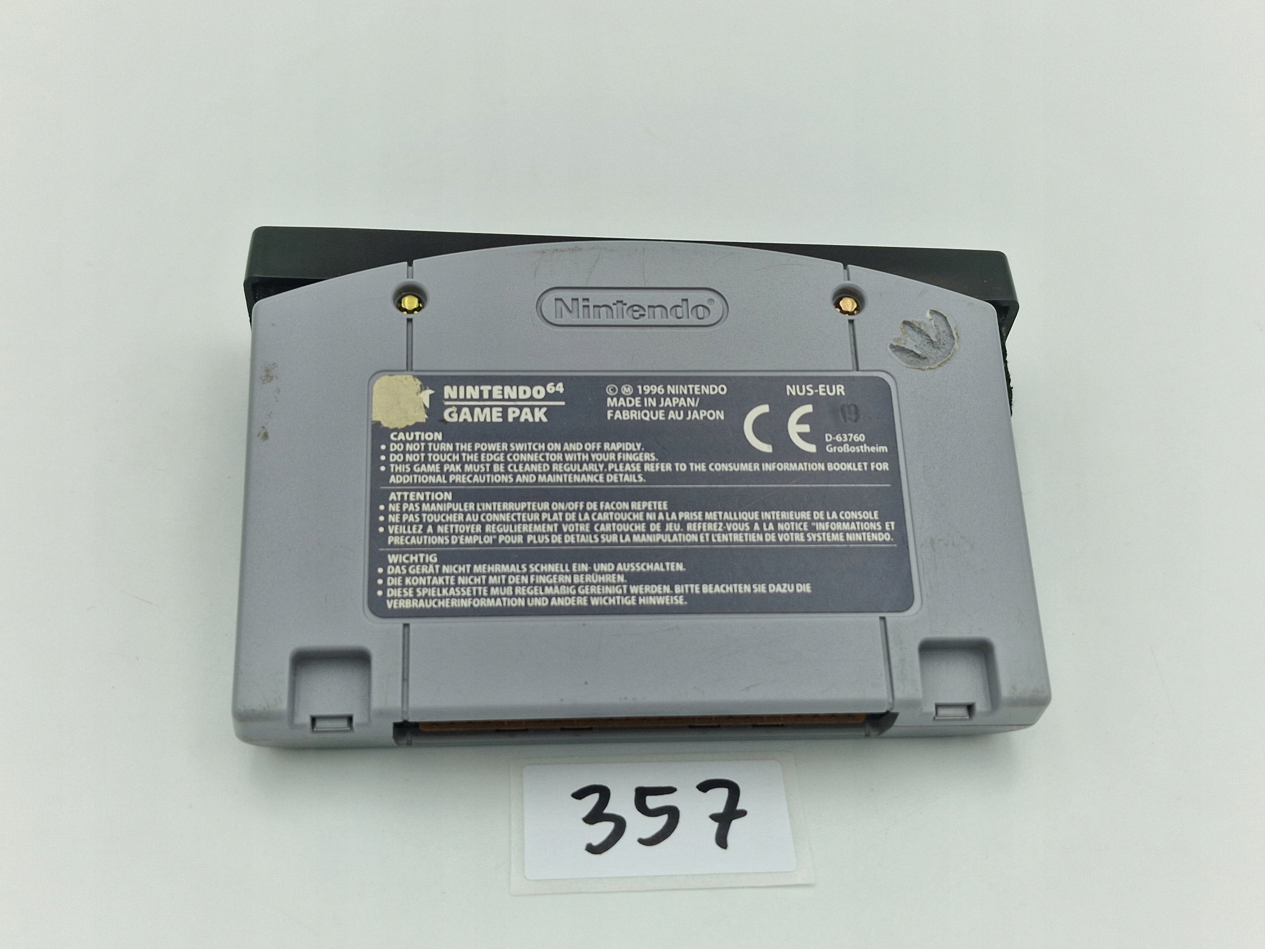 NINTENDO 64 BLAST CORPS Platforma Nintendo 64