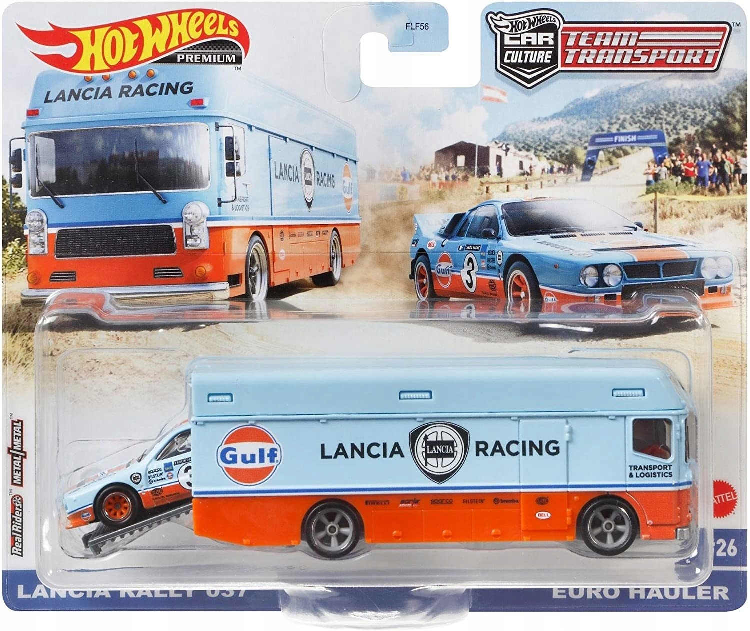 

Hot Wheels Lancia Rally Euro Hauler Team Transport