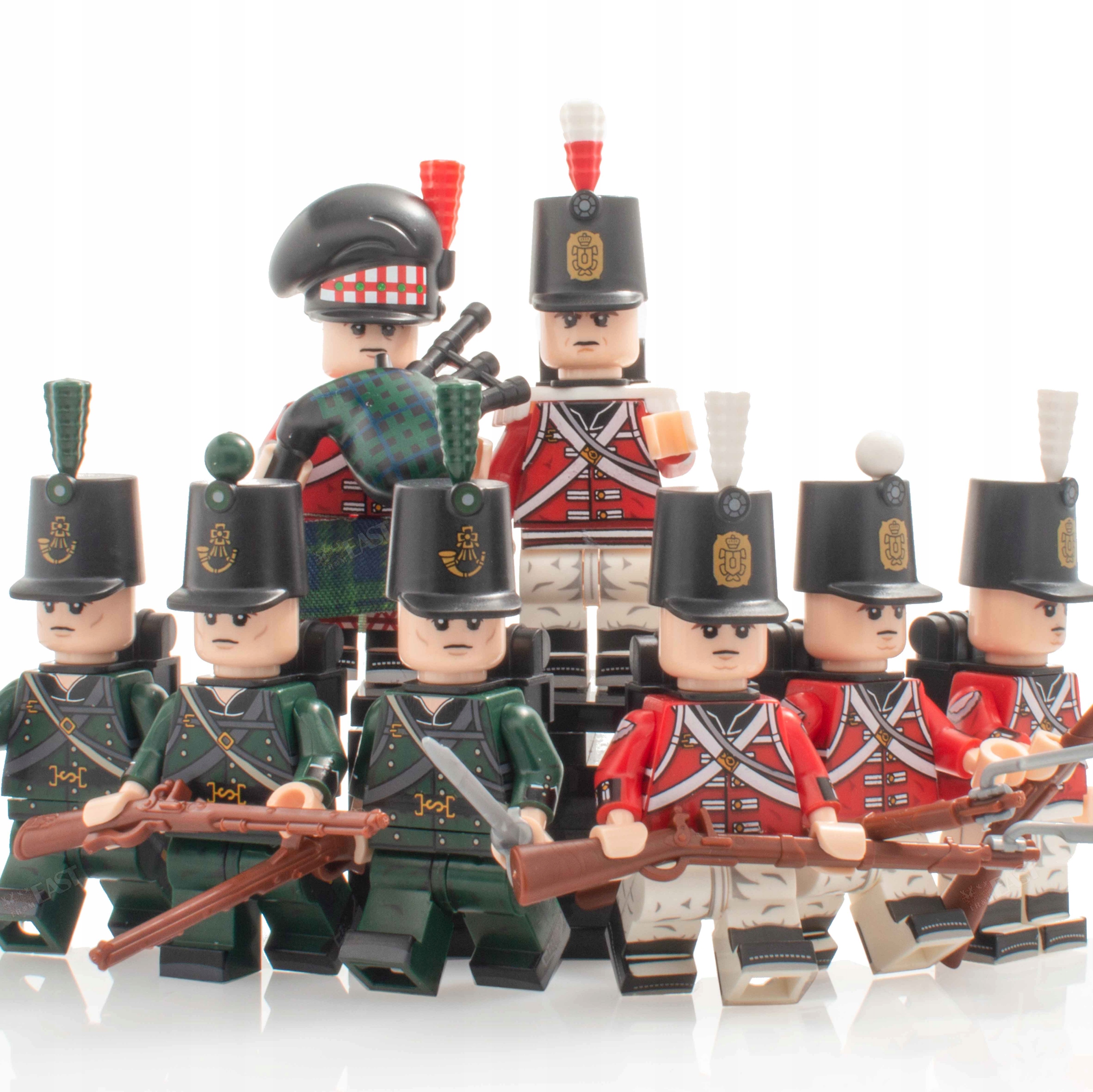 

8x Armia Wojsko Żołnierze British Napoleonic Wars
