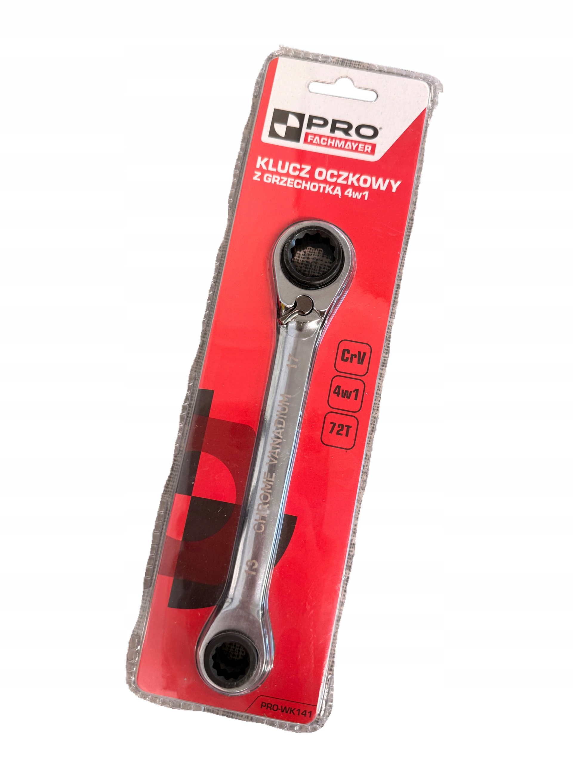 Pro Klucz Z Grzechotką 72Z 4W1 Rev 10 x 13 x 17 x 19mm