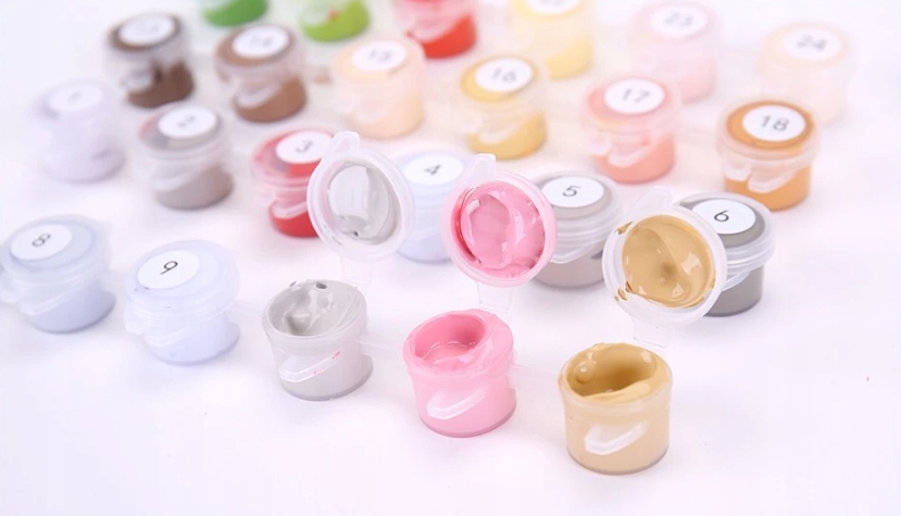 BIG OBRAZ MALOWANIE PO NUMERACH 40X50 JEZIORO+RAMA Rodzaj malowanki