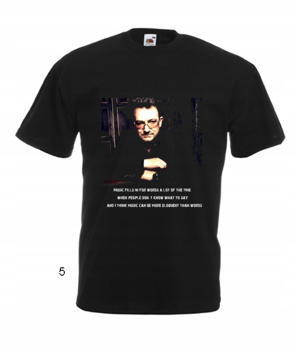 

Koszulki Męskie U2 Bono One War Koncert