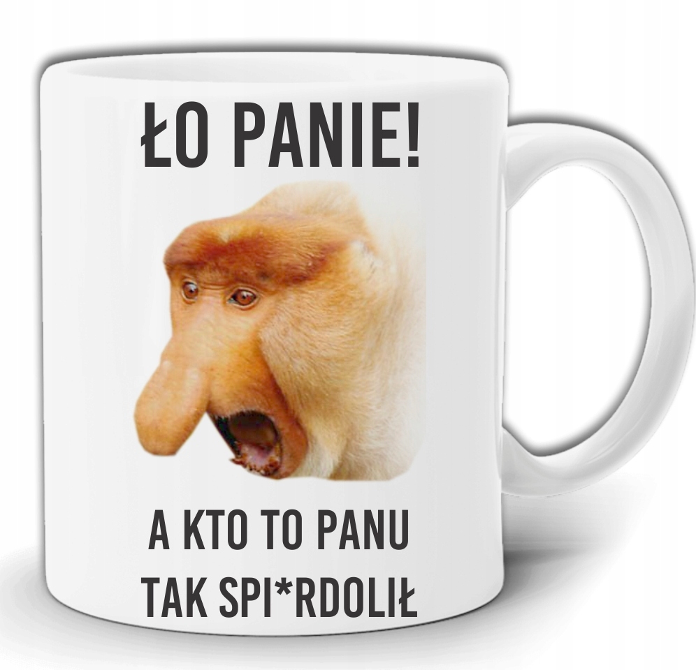 

Nosacz Ło Panie Kto Tak Zrobił Kubek +pudełko GW49