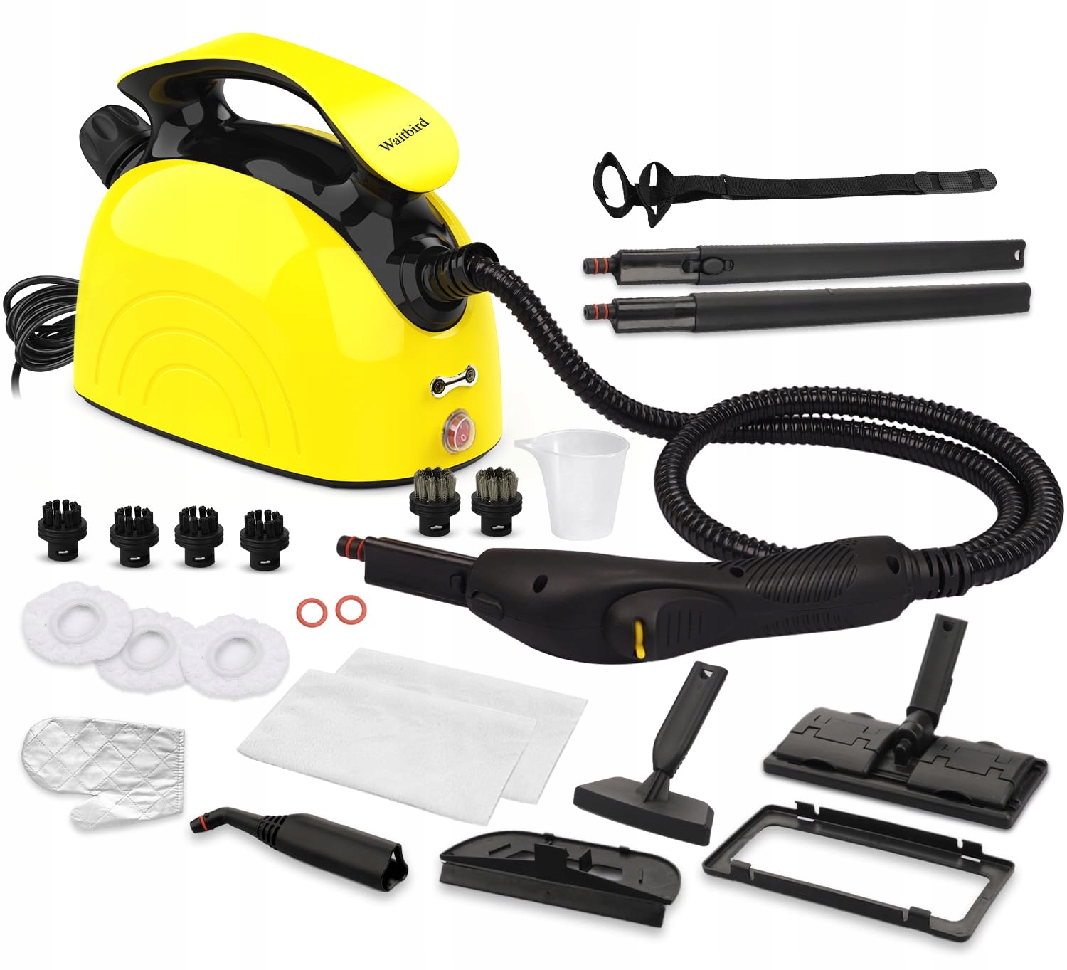 Vysavač parní mop 1500 W nádržka 1100 ml podlaha koberce čalounění