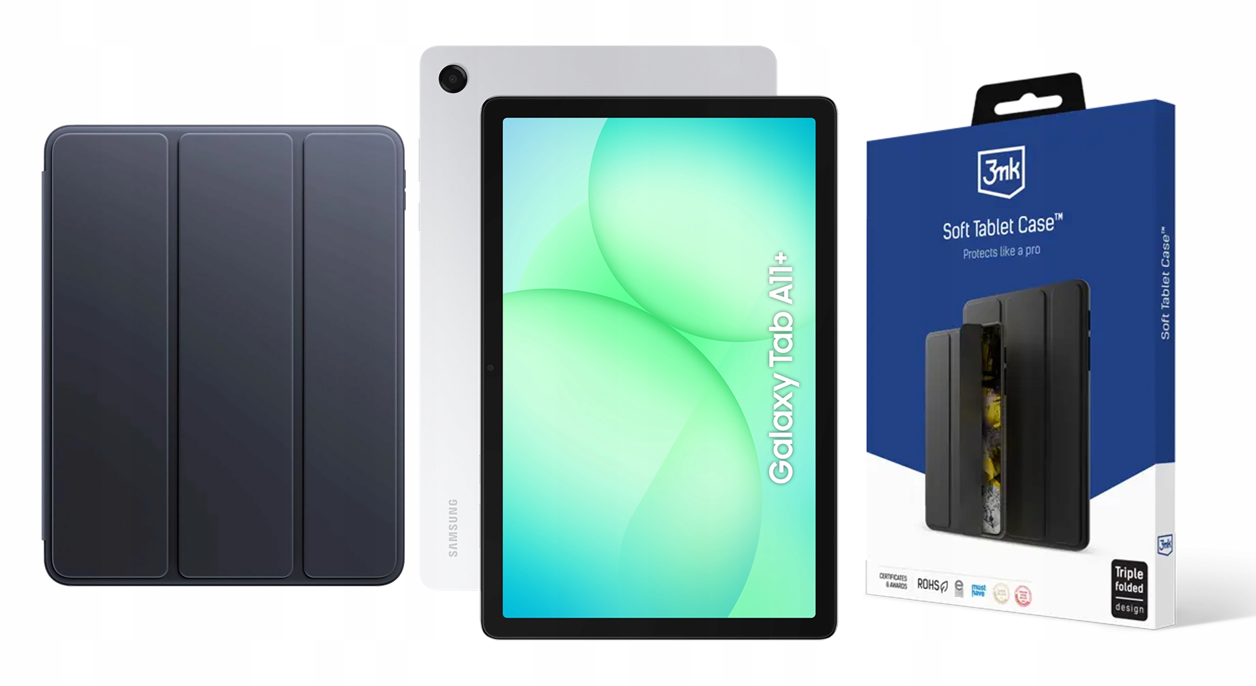 3mk Pouzdro Soft Tablet Case pro Samsung Galaxy Tab A11+, černé