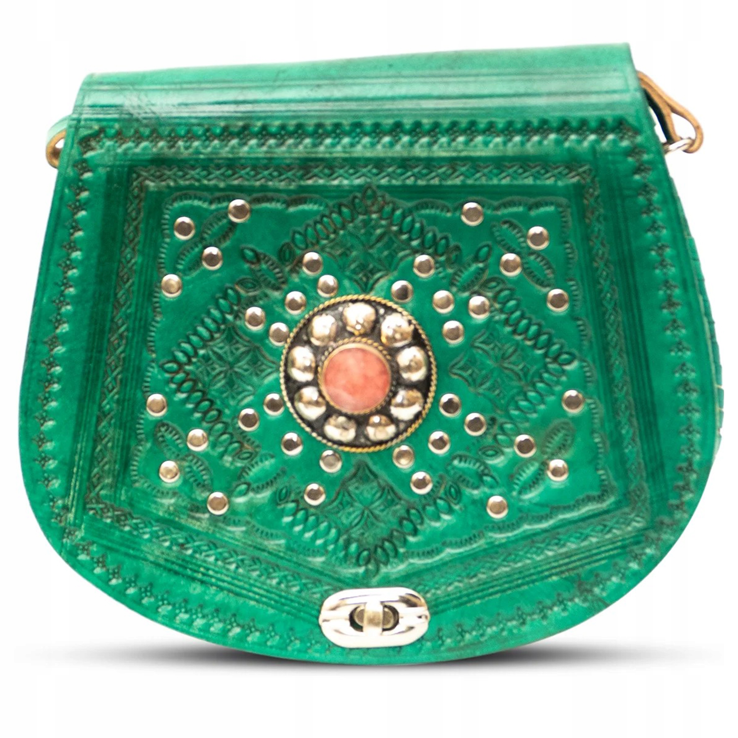 Dámská kabelka Kabelky přes rameno Kožená Přírodní Originální z Maroka Boho