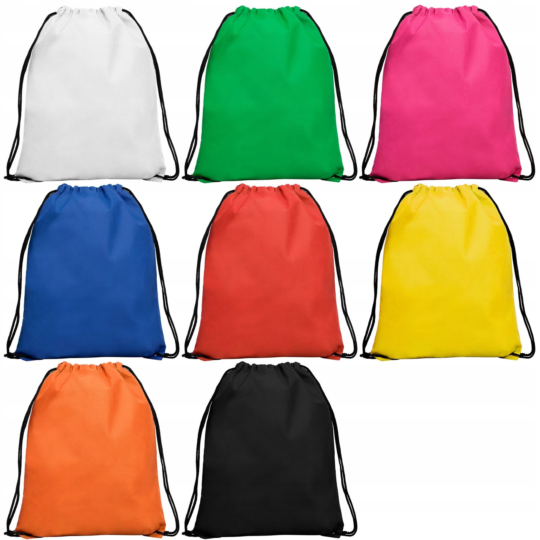 Worek szkolny na buty na sznurkach torba mocny czarny Marka MC