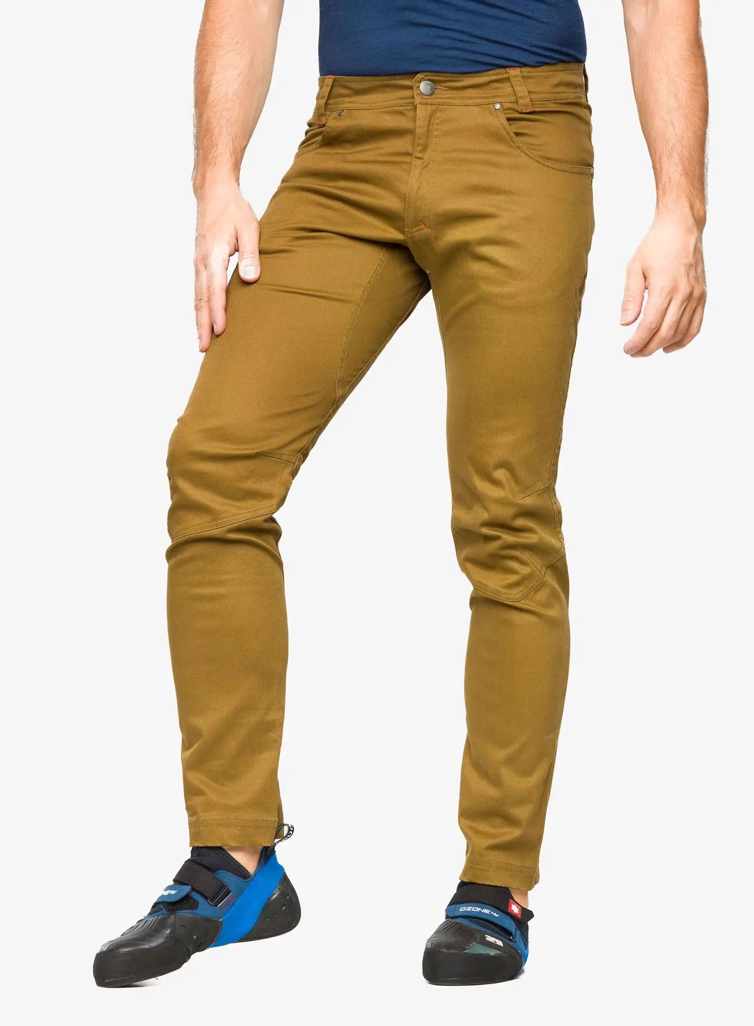 Lezecké kalhoty Ocun Cronos Pants brown breen L