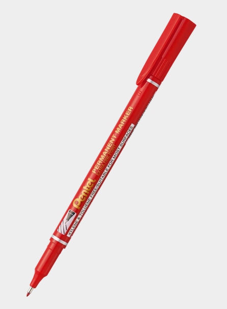 

Marker Pentel 1mm czerwone
