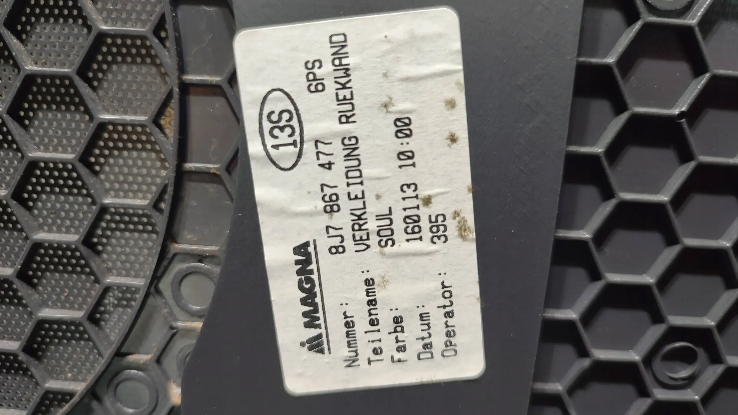 Audi TT 8J 13r 2.0tdi rear part side left side