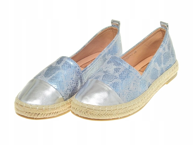 DAMSKIE ESPADRYLE TENISÓWKI A670-ESP-1 Blue r.37
