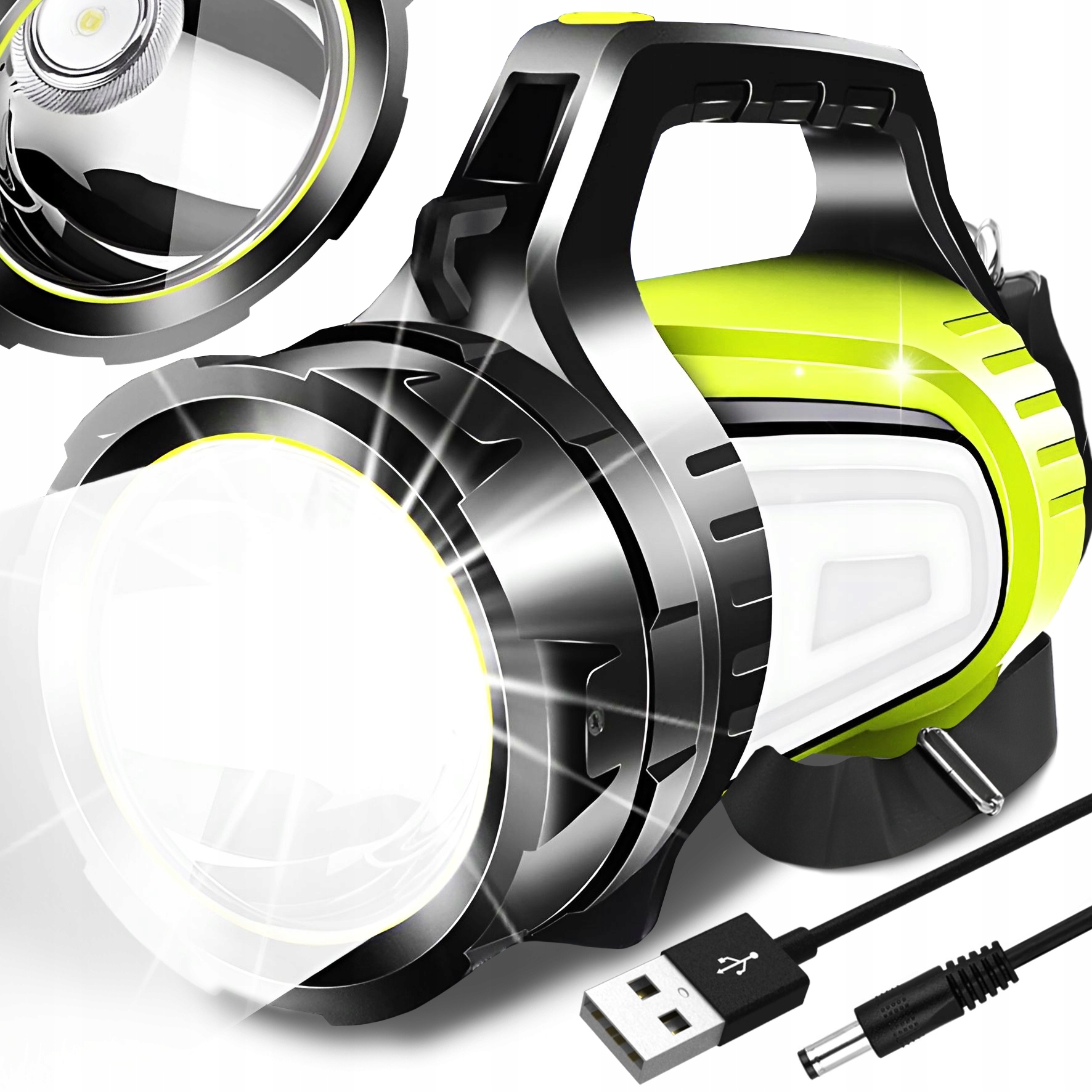 ЛІХТАРИК ПЕРЕЗАРЯДЖАЄТЬСЯ СВІТЛОДІОДНИЙ ПРОЖЕКТОР USB 20W