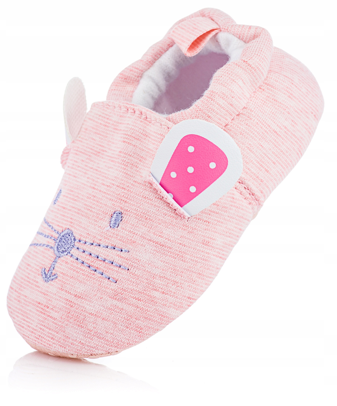 Bardzo lekkie buciki, kapcie niemowlęce niechodki na ciepłe dni roz. 19/20 Kod producenta KPI 014 – PINK
