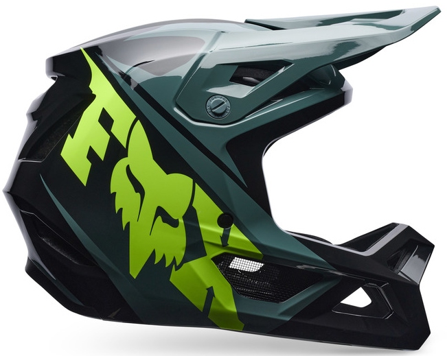 Cyklistická přilba Full Face Fox Rampage Foundry Sage velikost M 57-58 cm Mips Dh