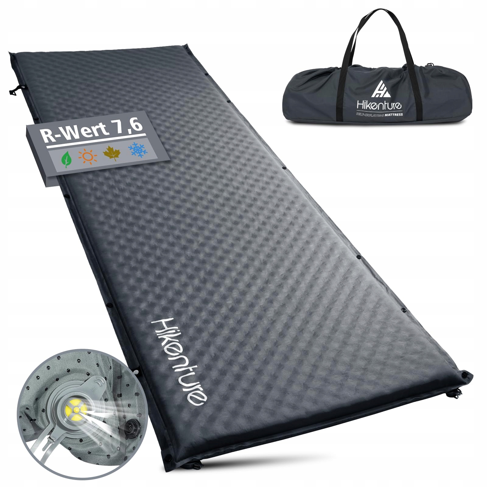 Hikenture Samopompująca się karimata materac kempingowy
