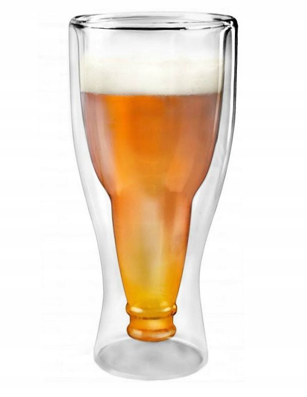 SZKLANKA ODWRÓCONA BUTELKA DO PIWA TERMICZNA