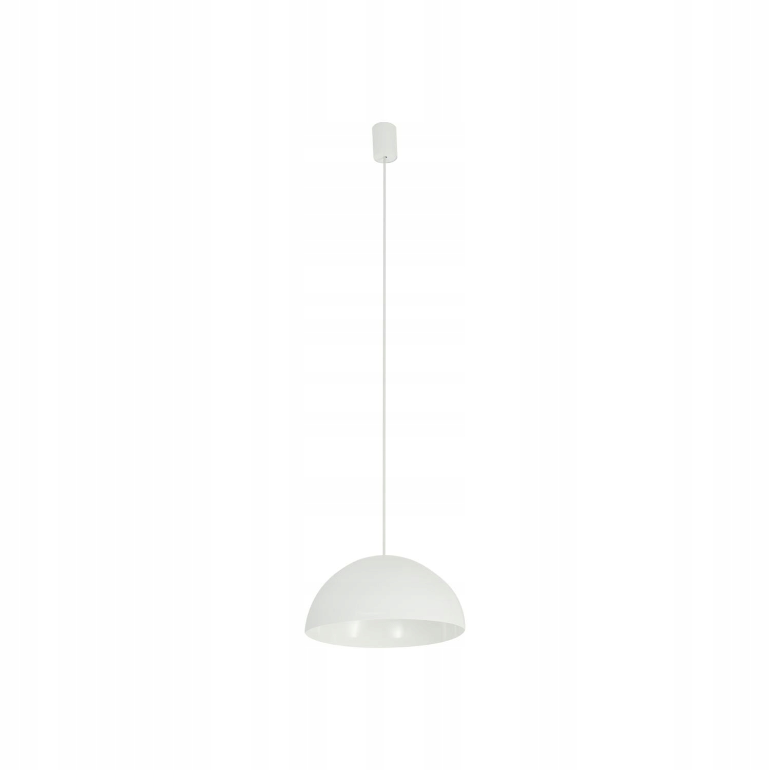 Závesná lampa biela Hemisphere moderná nad jedálenský stôl Nowodvorski