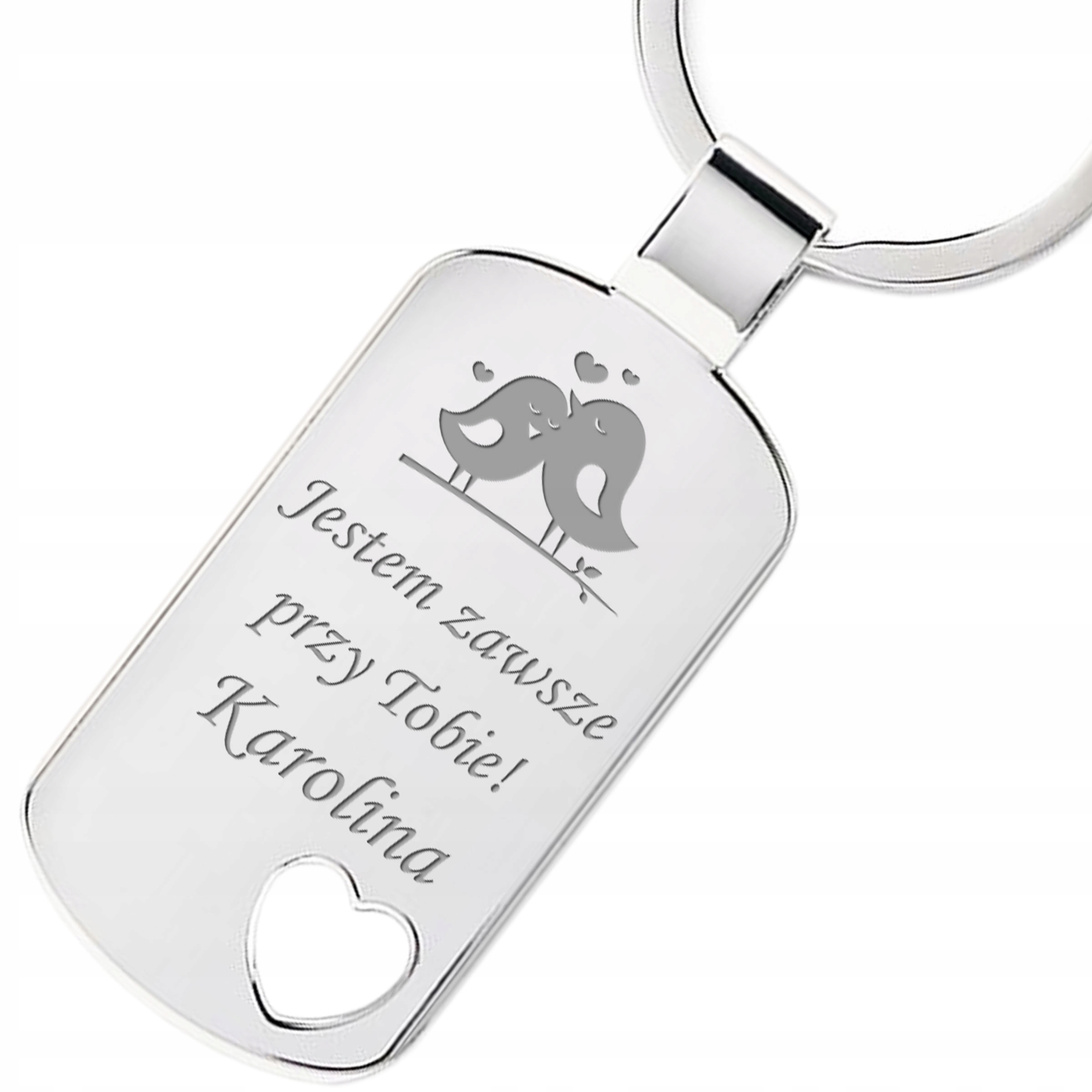 

Brelok do Kluczy Serce Grawer Walentynki