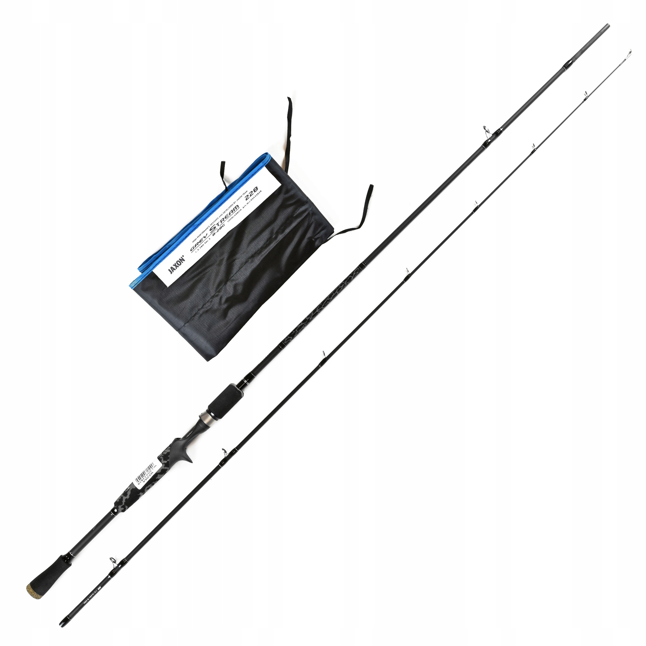 Wędka spinningowa Jaxon Grey Stream casting 2.28m 8-28g do multiplikatora