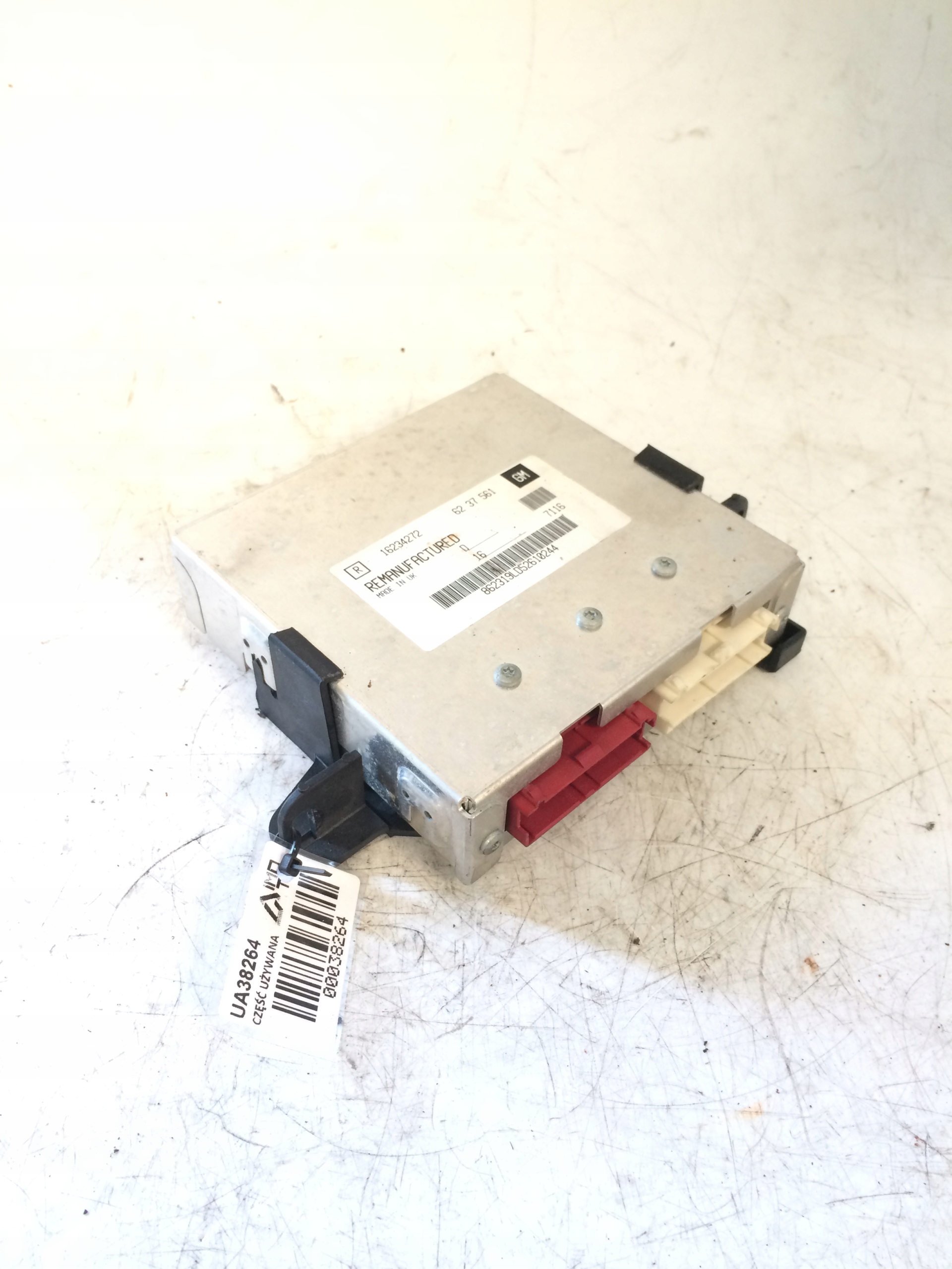 computer control unit of the engine OPEL VECTRA B 16234272
