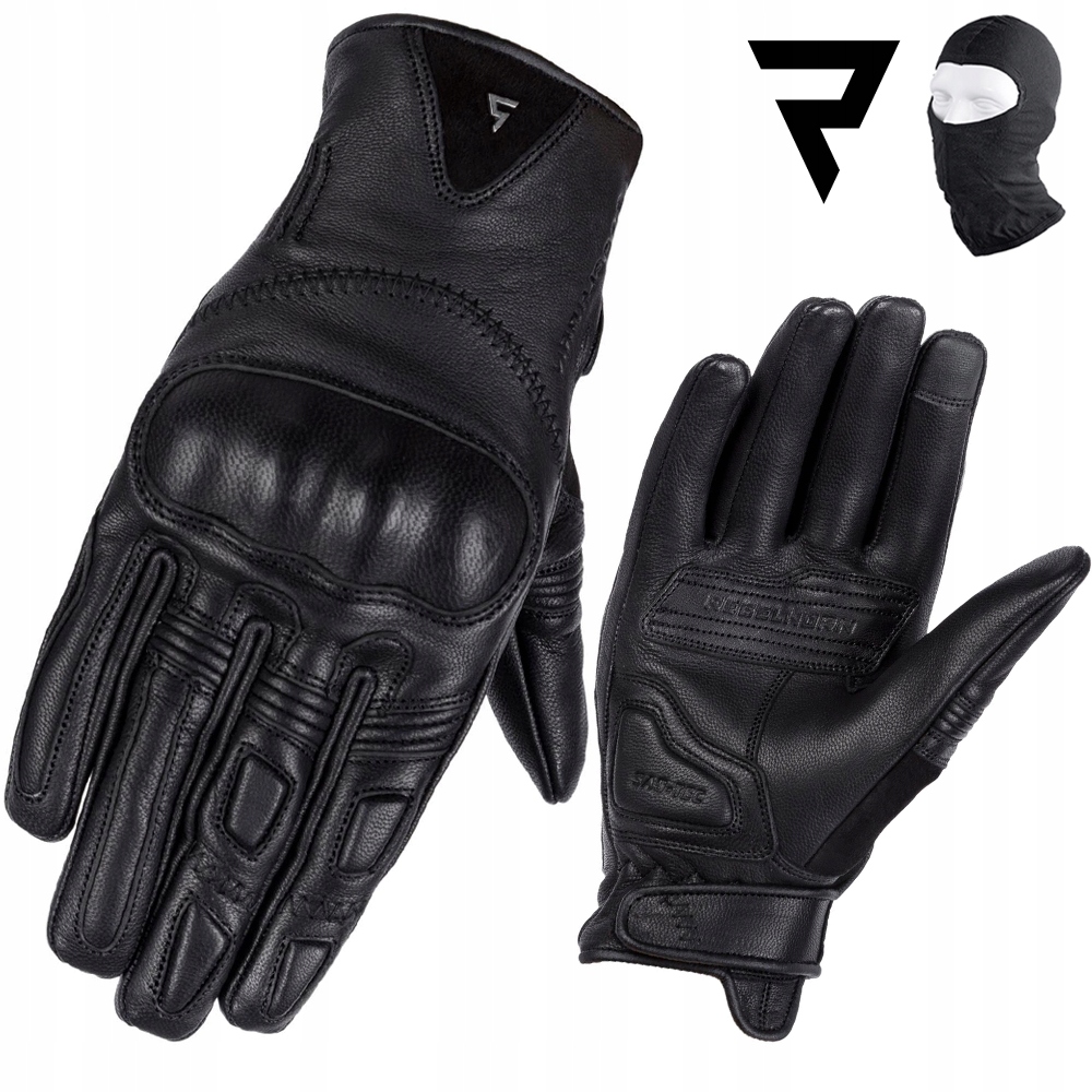Motocyklové Rukavice Rebelhorn Thug II Blk Dámske Kožené Darčeky