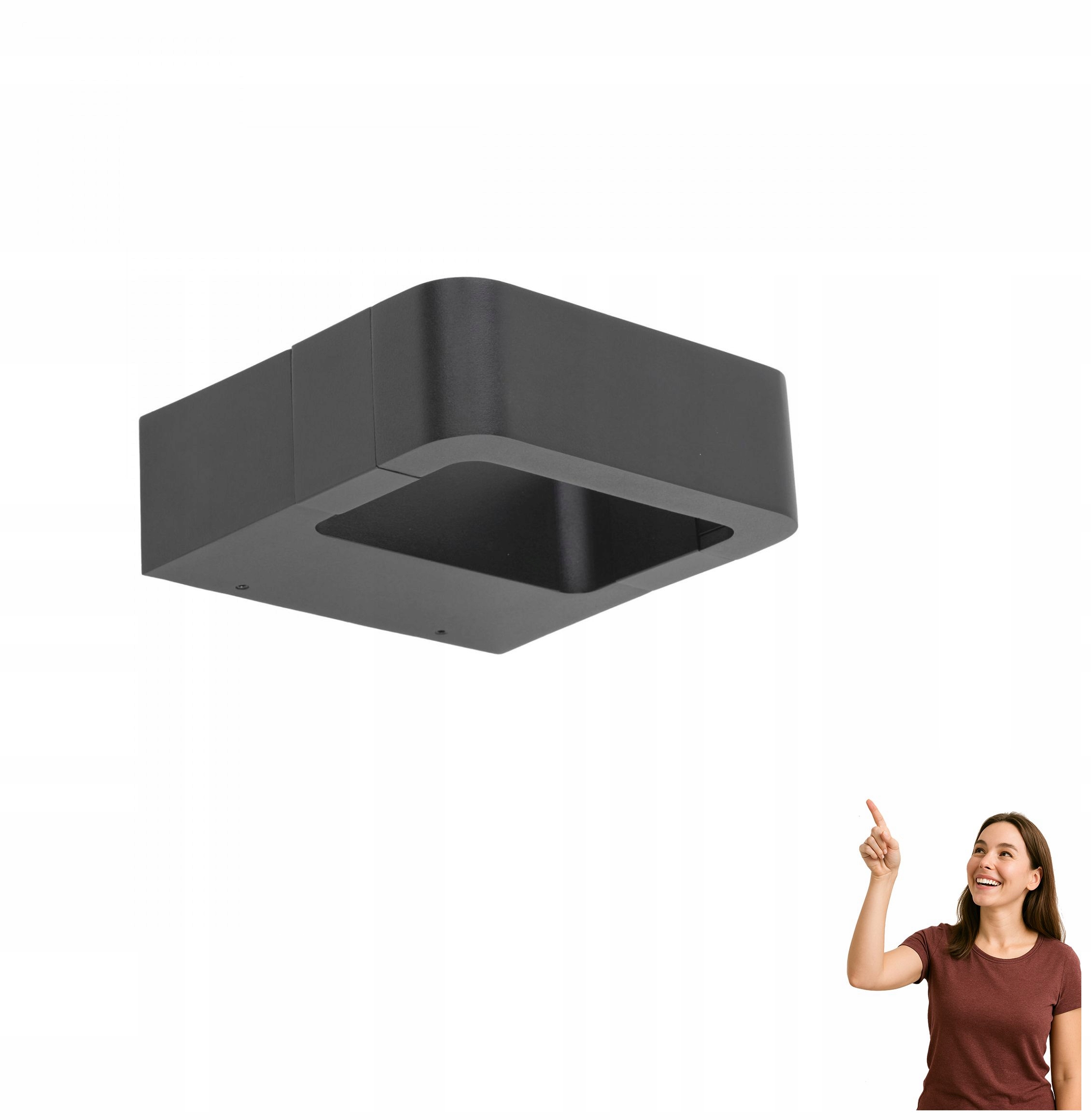Nástenná Led lampa 10W Arius Gray IP54 Tk Lighting