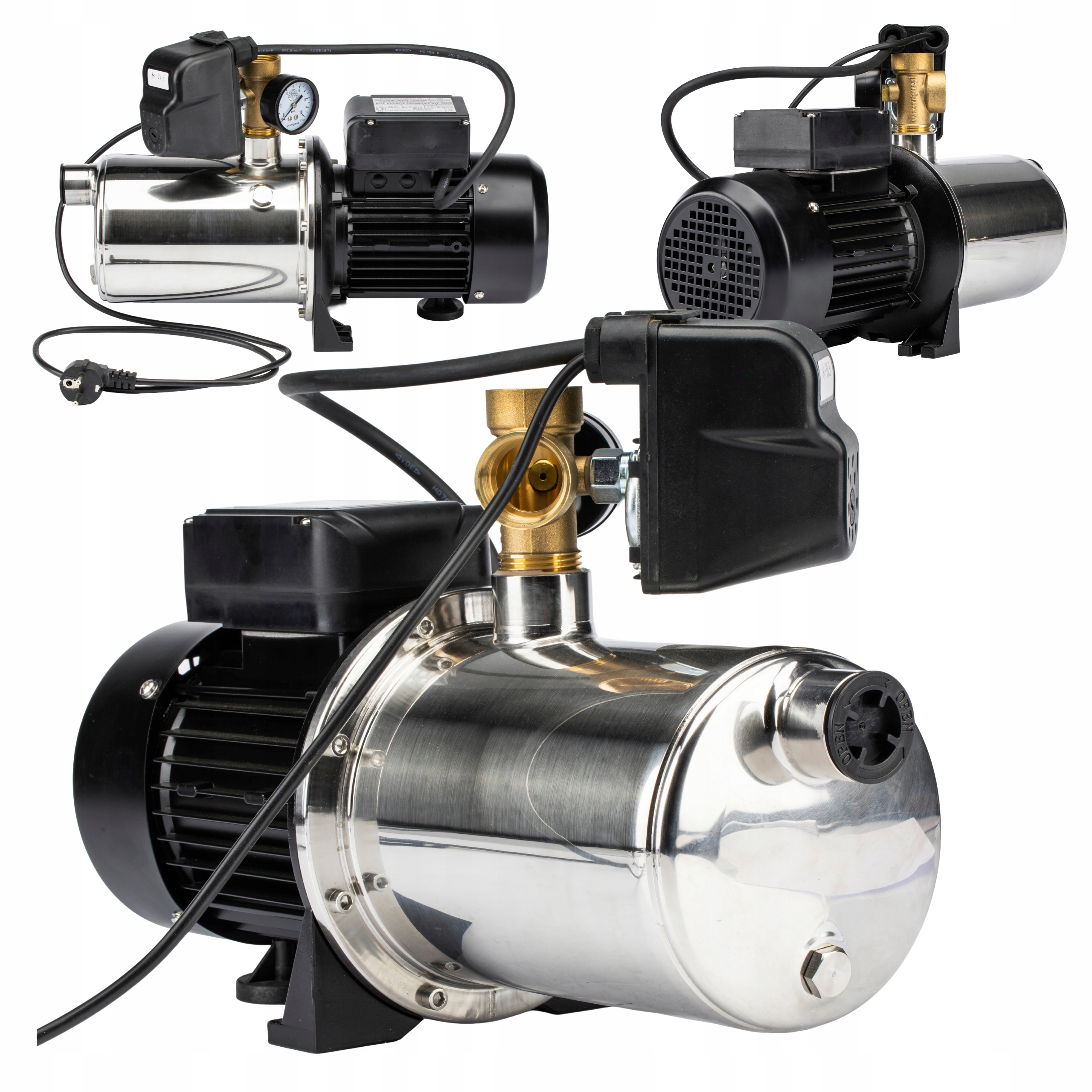 Pompa Hydroforowa Msp 100 Inox Premium 230V Z Osprzętem Do Wody Czystej