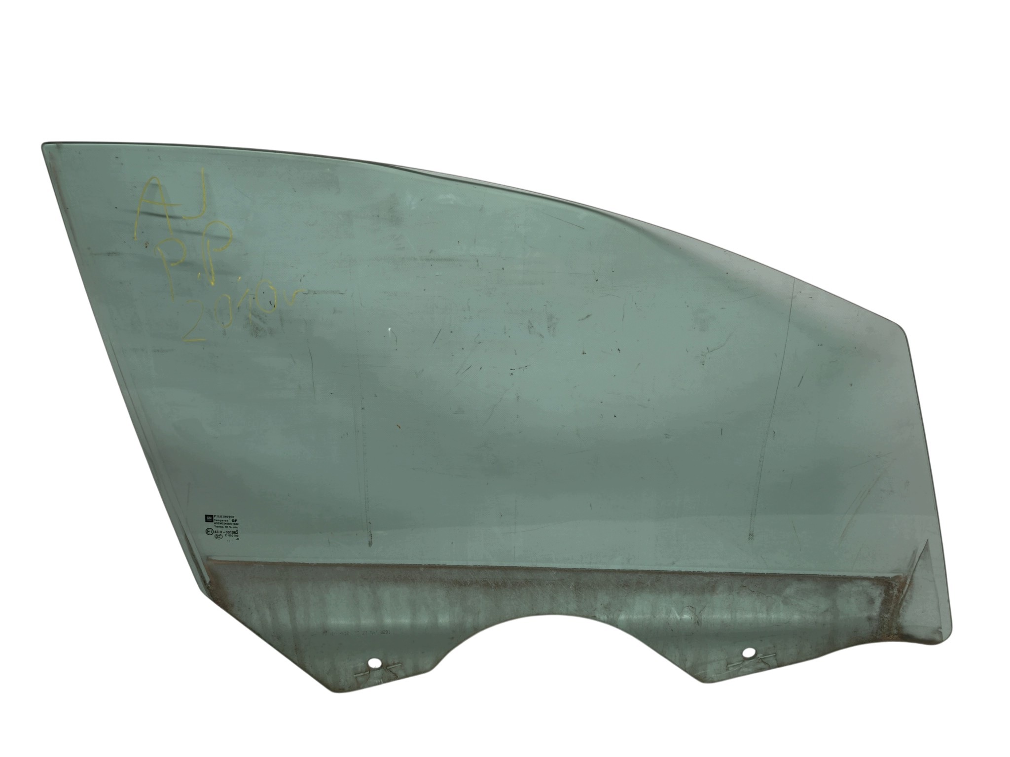 OPEL ASTRA J IV window side door right front 2010R. AS2 original