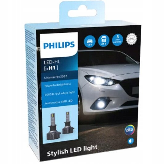 

Żarówki Philips Led H1 Ultinon Pro3022 Hl