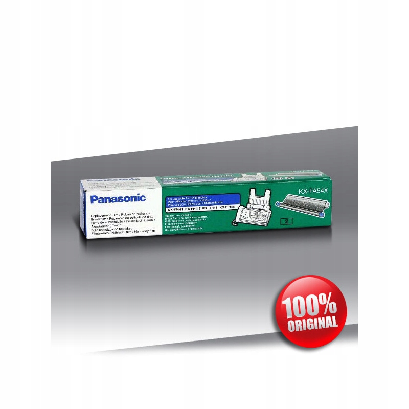 Пленка для факсов Panasonic KX-FA54X 4 рулона оригинал.