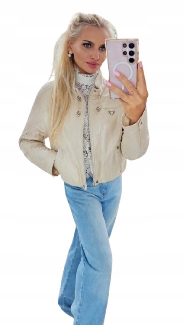 Bunda s kapsami Beige Doll S Béžová