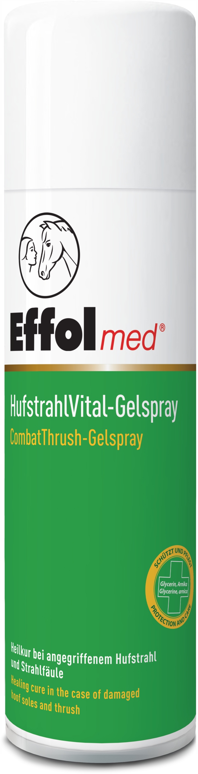 Effol Med Hoof Vital Gel Spray zwalcza gnicie strzałki dla koni horse 150ml