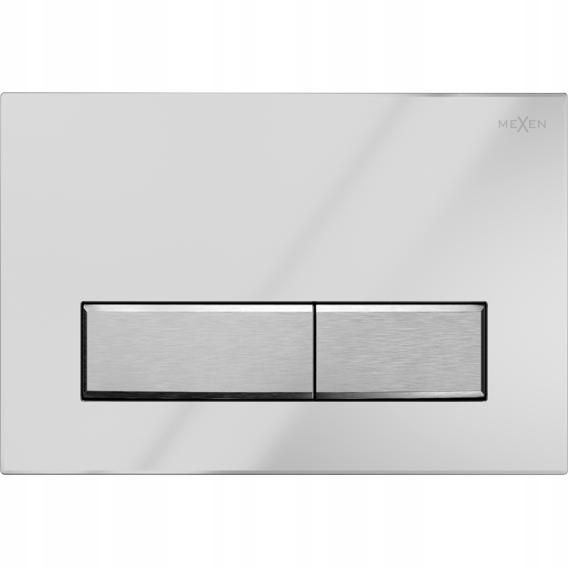 Mexen Fenix 09 splachovacie tlačidlo, lesklá chrómová