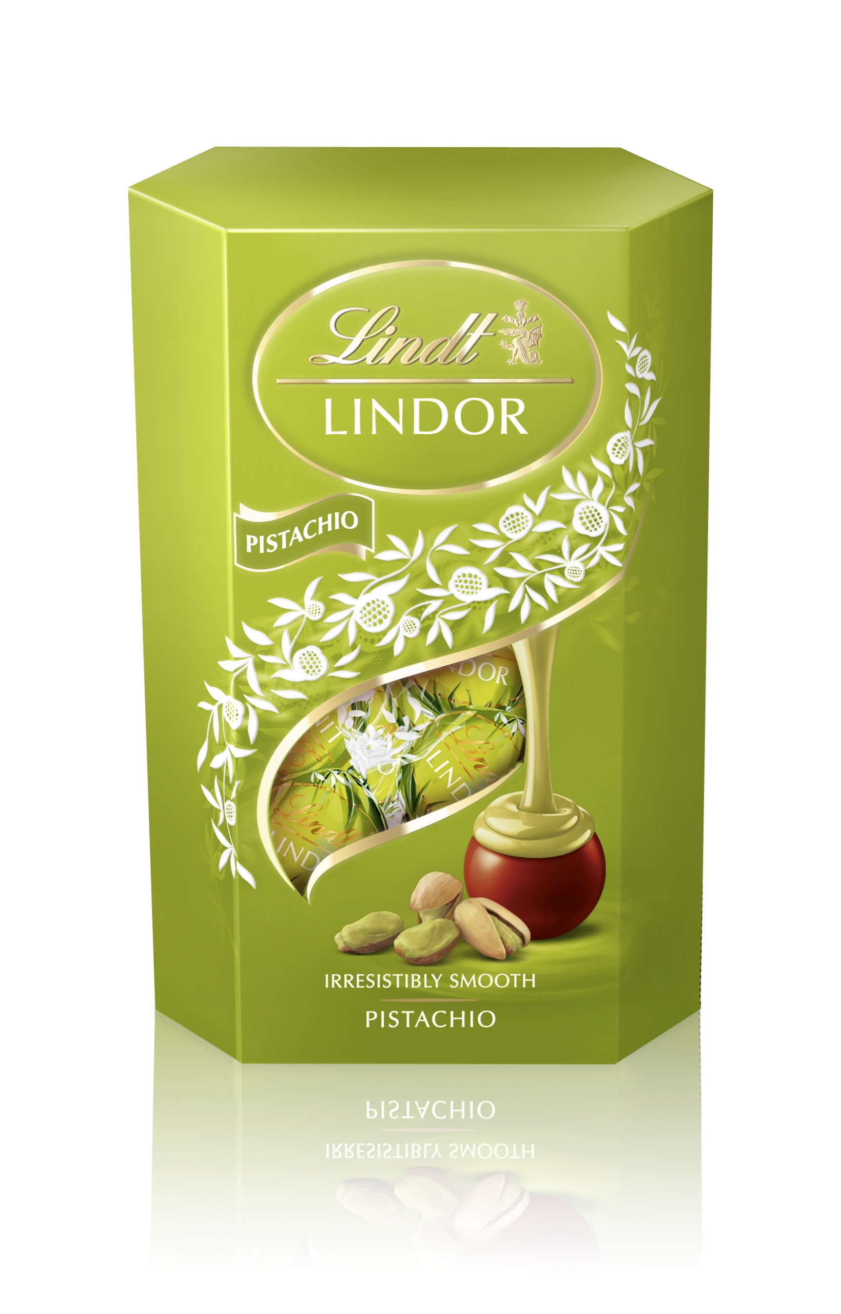 Levně Lindt Lindor Pistachio Cornet 200 g
