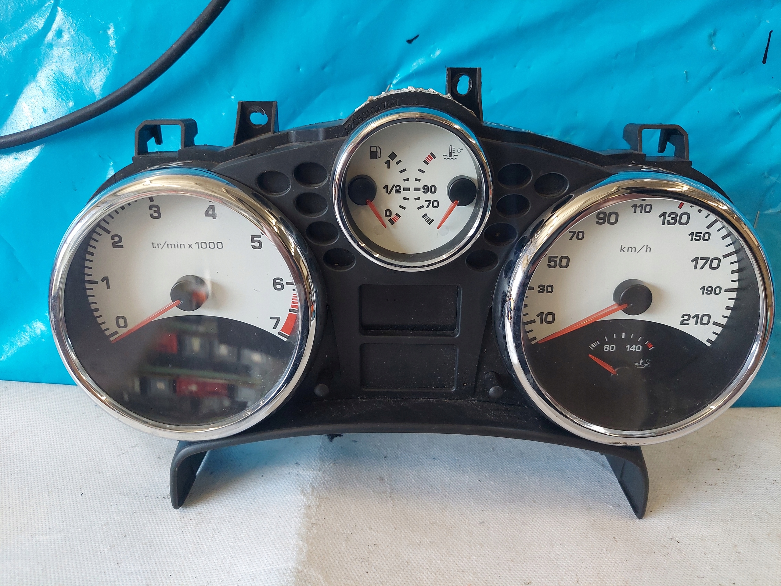 dials clock PEUGEOT 207 CC 1.6 16V A2C53065549