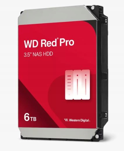 Hdd 6TB WD6005FFBX Red Pro 256MB Sataiii 7200rpm