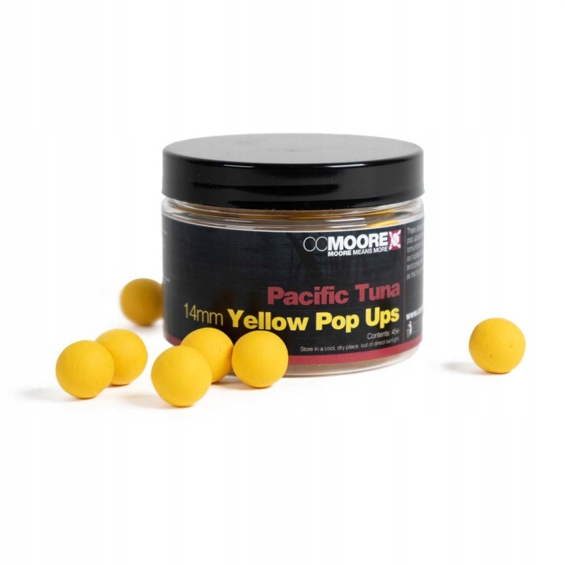 Kulki CC Moore Pacyfic Tuna Yellow Pop Ups 14mm