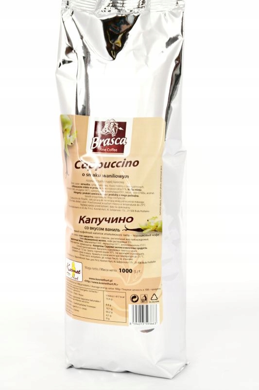Kawa cappuccino Brasca 1000 g waniliowa