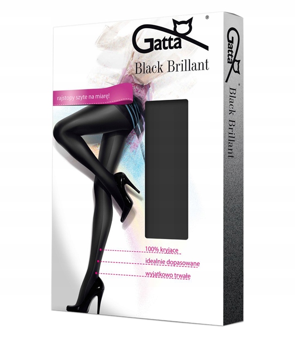 

Gatta Black Brillant - Rajstopy jak legginsy r. 2