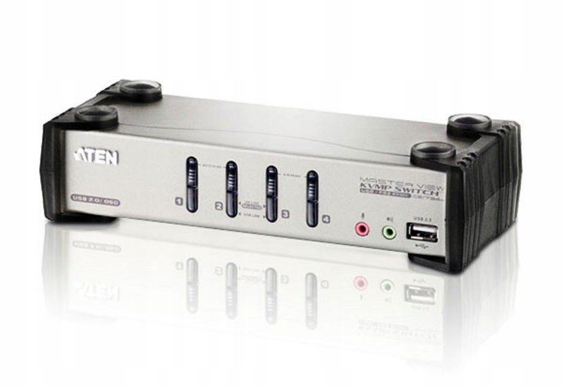 Aten *4-Port PS/2-USB VGA/Aud Kvmp Switch W/osd