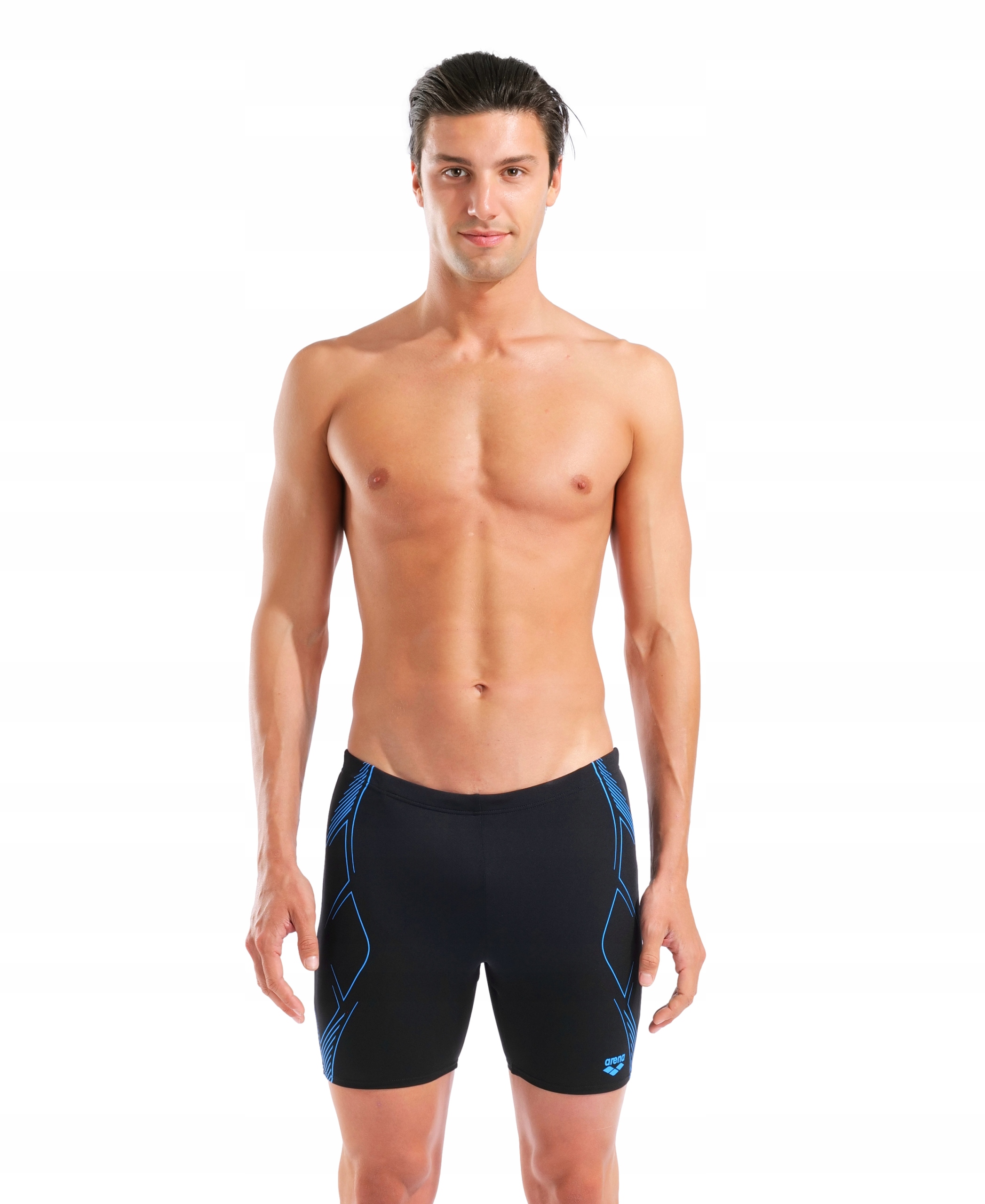 Kraťasy plavecké kraťasy Arena Graphic Swim Mid Jammer 110