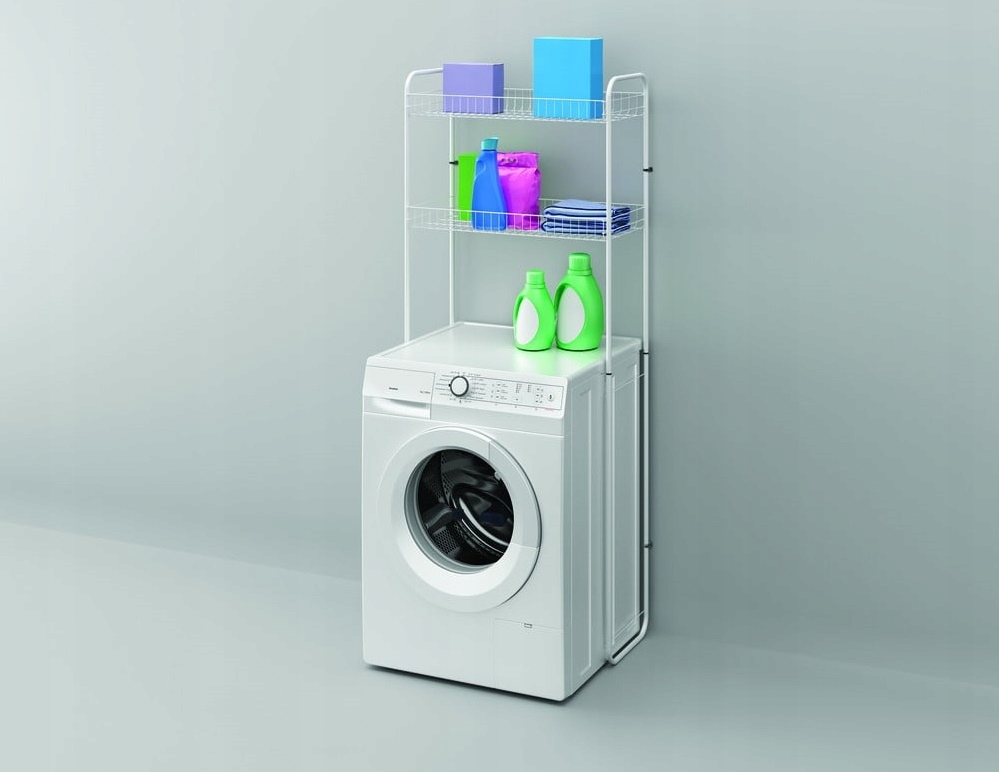 REGAŁ ORGANIZER PÓŁKA NAD PRALKĘ DO PRALNI SWISS Głębokość mebla 31 cm