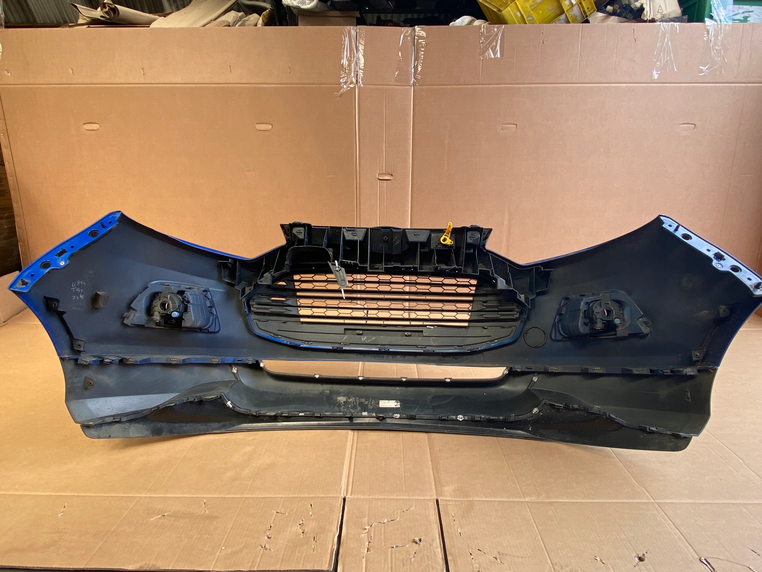 FORD ECOSPORT 2012-2017 bumper front complete blue METALIC