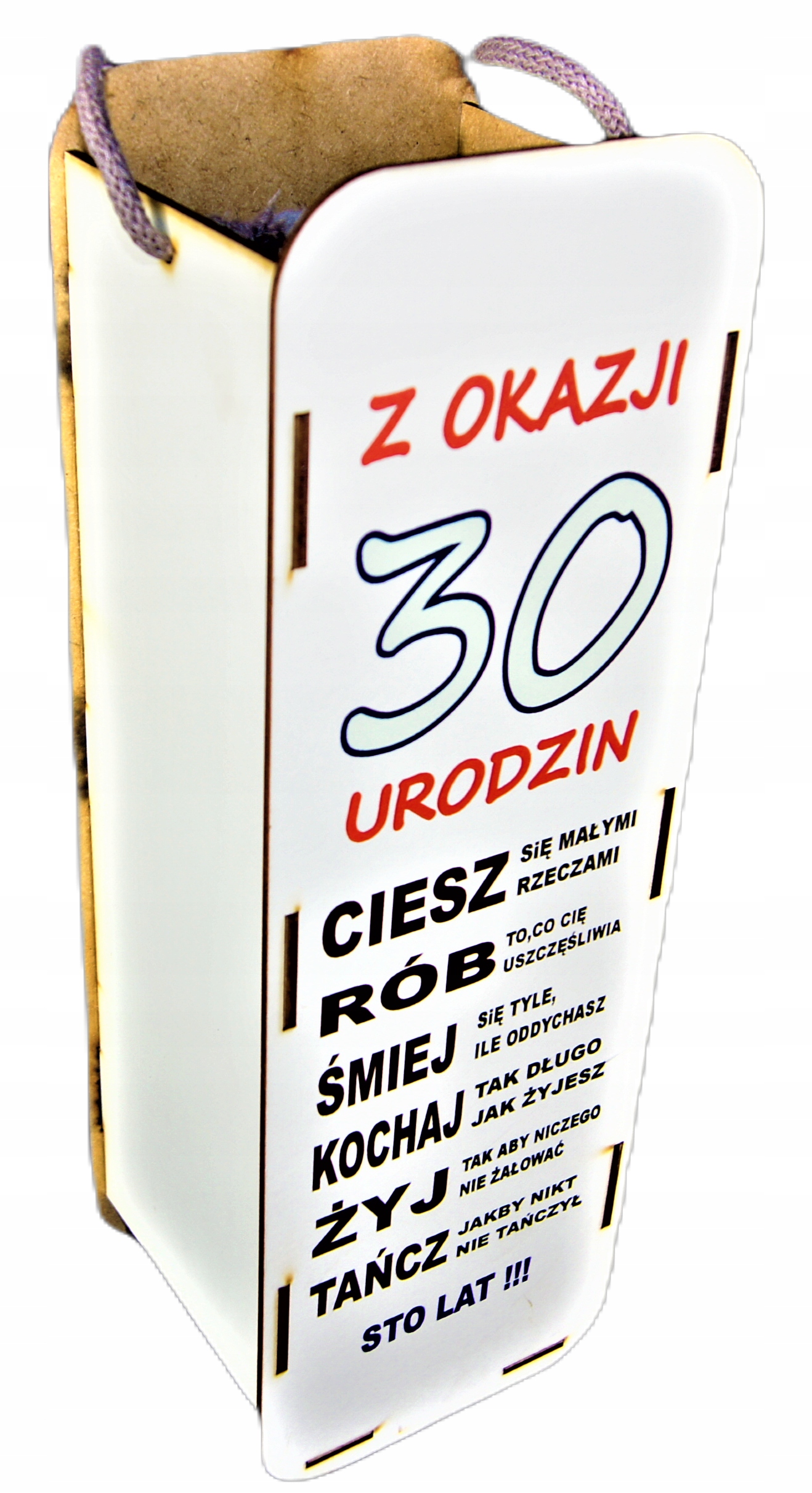 

Śmieszny 30 Urodziny Skrzynka na Butelkę