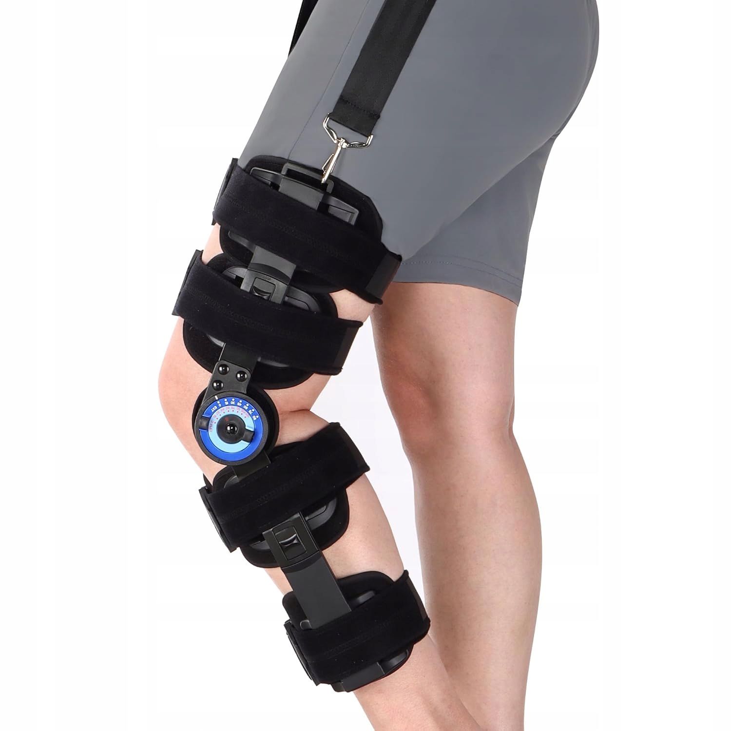 Orteza kolana Rom Regulowana z Paskiem na Ramię Po Operacji Acl Uniwersalna