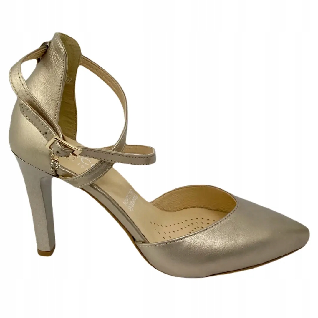 Dámské lodičky Arka Bioeco 4058/2244 zlaté 40, Zlato