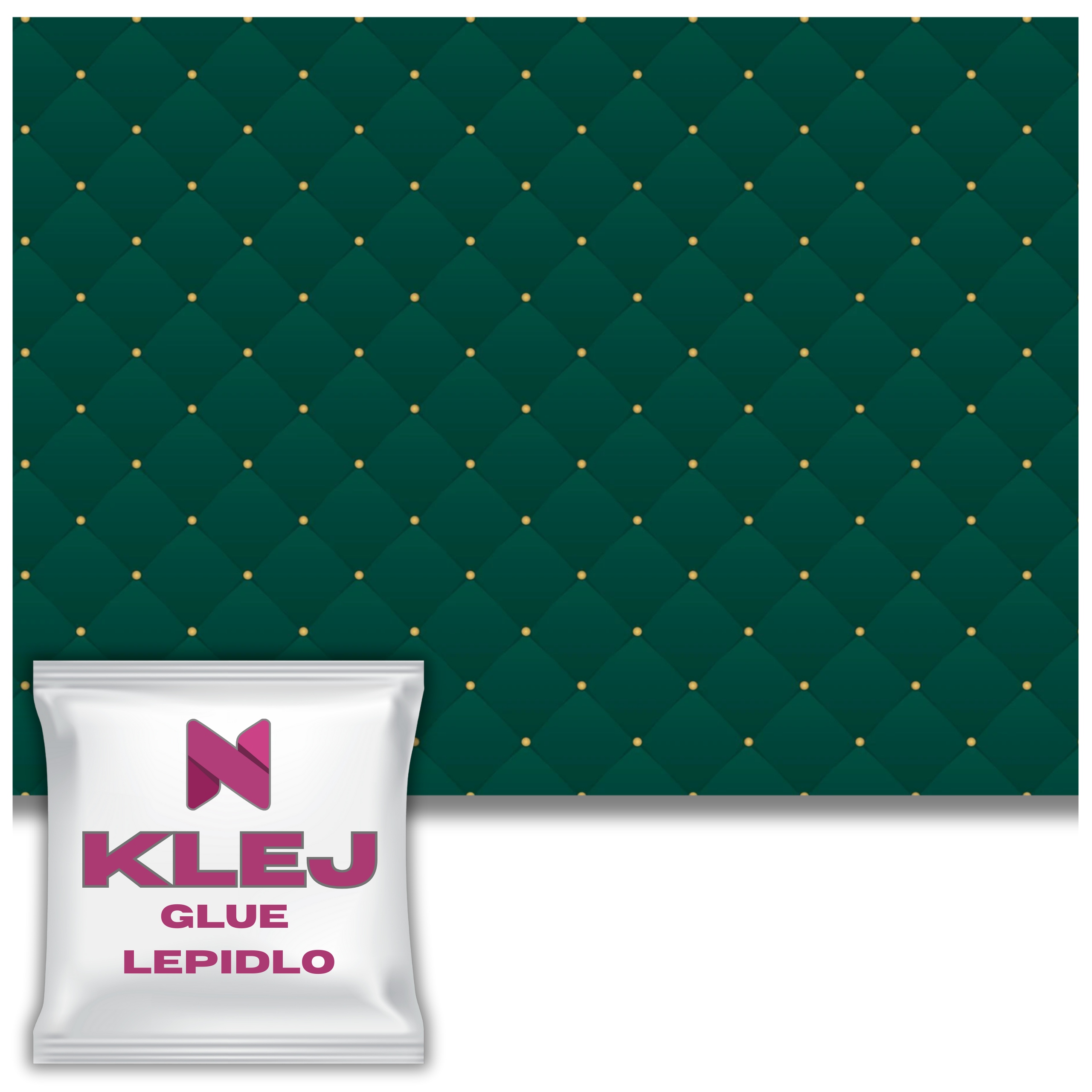 Fototapeta na zeď lahvově zelená zeleň Tapeta Glamour 260x390
